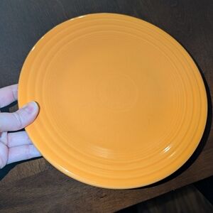 Fiestaware Tangerine Orange Luncheon Plate